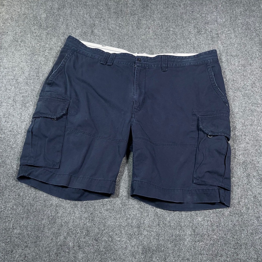 Polo Ralph Lauren Classic Polo Chino Cargo Shorts Mens 50B Cotton Navy Blue